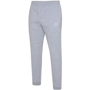 Umbro Childrens/Kids Club Leisure Jogging Bottoms - Grey Marl/white Umbro Childrens/Kids Club Leisure Jogging Bottoms - Grey Marl/white
