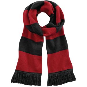 Beechfield Women's Varsity Winter Scarf (Double Layer Knit) in Black Black One Size Beechfield Women's Varsity Winter Scarf (Double Layer Knit) in Black Black One Size