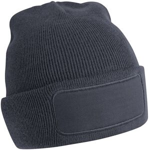 Beechfield Men's Plain Winter Beanie Hat Headwear (Ideal for Printing) in Mid Grey Mid Grey One Size Beechfield Men's Plain Winter Beanie Hat Headwear (Ideal for Printing) in Mid Grey Mid Grey One Size