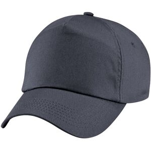 Beechfield Plain Original 5 Panel Baseball Cap in Mid Grey Mid Grey One Size Beechfield Plain Original 5 Panel Baseball Cap in Mid Grey Mid Grey One Size