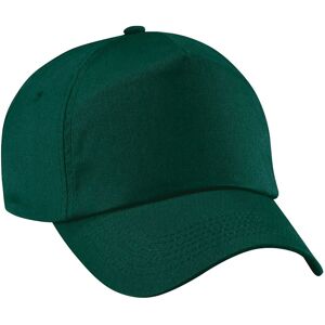 Beechfield Men's Plain Original 5 Panel Baseball Cap in Bottle Green Bottle Green One Size Beechfield Men's Plain Original 5 Panel Baseball Cap in Bottle Green Bottle Green One Size
