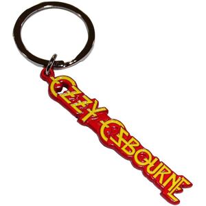 Ozzy Osbourne Logo Keyring Keychain in Red Red One Size Ozzy Osbourne Logo Keyring Keychain in Red Red One Size