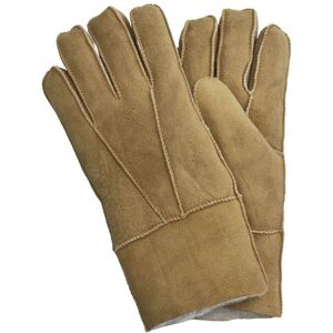 Infinity Leather Sheepskin Suede Gloves with Roll Up/Down Cuff in Tan Size: Large Tan L Infinity Leather Sheepskin Suede Gloves with Roll Up/Down Cuff in Tan Size: Large Tan L