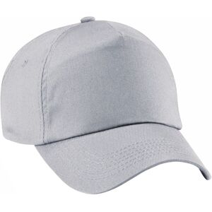 Beechfield Men's Plain Original 5 Panel Baseball Cap in Light Grey Light Grey One Size Beechfield Men's Plain Original 5 Panel Baseball Cap in Light Grey Light Grey One Size
