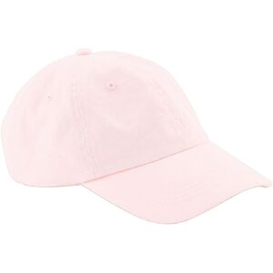 Beechfield Men's Low Profile 6 Panel Dad Cap in Light Pink Light Pink One Size Beechfield Men's Low Profile 6 Panel Dad Cap in Light Pink Light Pink One Size