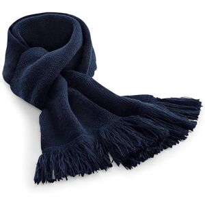 Beechfield Men's Classic Knitted Scarf in Navy Navy One Size Beechfield Men's Classic Knitted Scarf in Navy Navy One Size