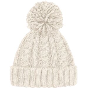 Beechfield Men's Unsiex Cable Knit Melange Beanie in Beige Beige One Size Beechfield Men's Unsiex Cable Knit Melange Beanie in Beige Beige One Size