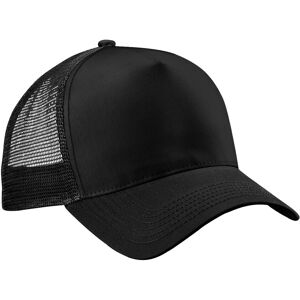 Beechfield Men's Half Mesh Trucker Cap Headwear Pack of 2 in True Black True Black One Size Beechfield Men's Half Mesh Trucker Cap Headwear Pack of 2 in True Black True Black One Size