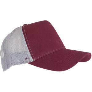 Beechfield Men's Half Mesh Trucker Cap Headwear Pack of 2 in Burgundy Burgundy One Size Beechfield Men's Half Mesh Trucker Cap Headwear Pack of 2 in Burgundy Burgundy One Size