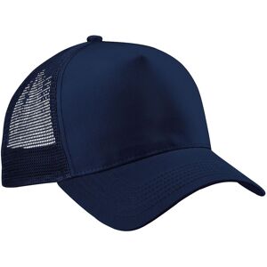 Beechfield Men's Half Mesh Trucker Cap Headwear Pack of 2 in Navy Navy One Size Beechfield Men's Half Mesh Trucker Cap Headwear Pack of 2 in Navy Navy One Size