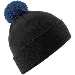 Beechfield Men's Snowstar Beanie in Black Black One Size Beechfield Men's Snowstar Beanie in Black Black One Size