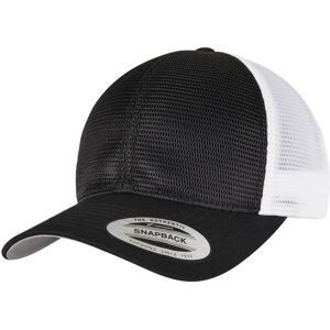 Flexfit Men's 360 Omnimesh Mesh Two Tone Cap in Black Black One Size Flexfit Men's 360 Omnimesh Mesh Two Tone Cap in Black Black One Size