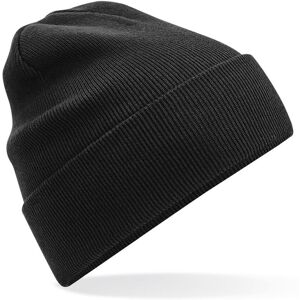 Beechfield Men's Original Cuffed Cotton Beanie in Black Black One Size Beechfield Men's Original Cuffed Cotton Beanie in Black Black One Size