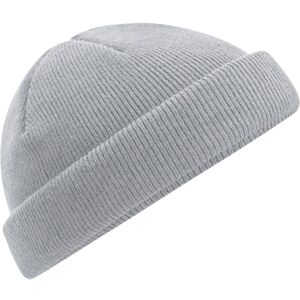 Beechfield Men's Fisherman Mini Beanie in Light Grey Light Grey One Size Beechfield Men's Fisherman Mini Beanie in Light Grey Light Grey One Size