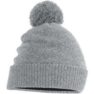 Beechfield Men's Snowstar Heather Thermal Water Repellent Beanie in Grey Grey One Size Beechfield Men's Snowstar Heather Thermal Water Repellent Beanie in Grey Grey One Size