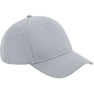 Beechfield Men's Cotton 5 Panel Baseball Cap in Light Grey Light Grey One Size Beechfield Men's Cotton 5 Panel Baseball Cap in Light Grey Light Grey One Size