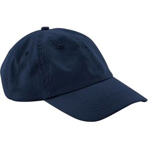 Beechfield Men's 6 Panel Cotton Baseball Cap in Navy Navy One Size Beechfield Men's 6 Panel Cotton Baseball Cap in Navy Navy One Size