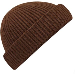 Beechfield Men's Harbour Beanie in Brown Brown One Size Beechfield Men's Harbour Beanie in Brown Brown One Size