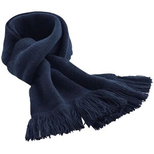 Beechfield Men's Classic Knitted Winter Scarf in Navy Navy One Size Beechfield Men's Classic Knitted Winter Scarf in Navy Navy One Size