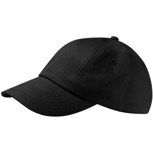 Beechfield Men's Heavy Drill Low Profile Cap in Black Black One Size Beechfield Men's Heavy Drill Low Profile Cap in Black Black One Size