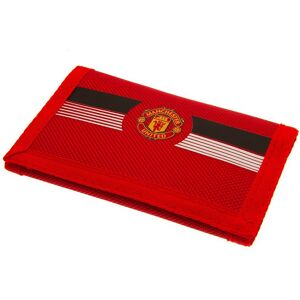 Manchester United FC Men's Ultra Nylon Wallet in Red Red One Size Manchester United FC Men's Ultra Nylon Wallet in Red Red One Size