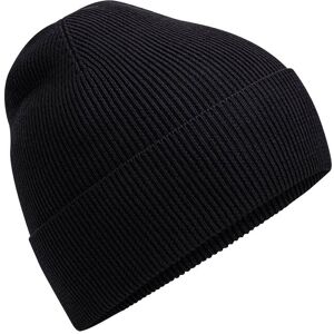 Beechfield Men's Cotton Fine Knit Beanie in Black Black One Size Beechfield Men's Cotton Fine Knit Beanie in Black Black One Size
