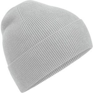 Beechfield Men's Cotton Fine Knit Beanie in Light Grey Light Grey One Size Beechfield Men's Cotton Fine Knit Beanie in Light Grey Light Grey One Size