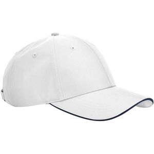 Beechfield Men's Team Sports-Tech Cap in White White One Size Beechfield Men's Team Sports-Tech Cap in White White One Size