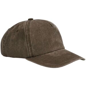 Beechfield Men's 5 Panel Relaxed Fit Cap in Brown Brown One Size Beechfield Men's 5 Panel Relaxed Fit Cap in Brown Brown One Size