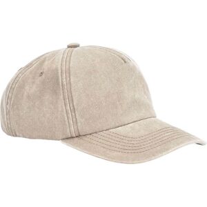 Beechfield Men's 5 Panel Relaxed Fit Cap in Light Sand Light Sand One Size Beechfield Men's 5 Panel Relaxed Fit Cap in Light Sand Light Sand One Size