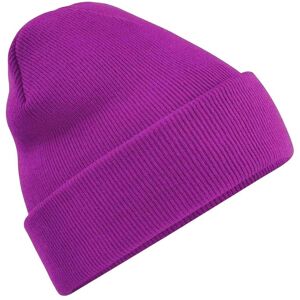 Beechfield Women's Original Cuffed Beanie Winter Hat in Magenta Magenta One Size Beechfield Women's Original Cuffed Beanie Winter Hat in Magenta Magenta One Size