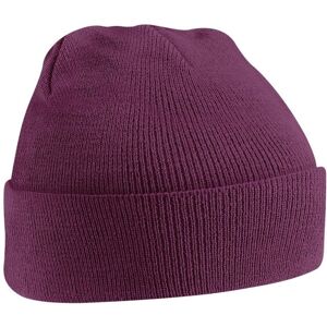 Beechfield Women's Original Cuffed Beanie Winter Hat in Plum Plum One Size Beechfield Women's Original Cuffed Beanie Winter Hat in Plum Plum One Size