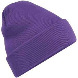 Beechfield Women's Original Cuffed Beanie Winter Hat in Purple Purple One Size Beechfield Women's Original Cuffed Beanie Winter Hat in Purple Purple One Size