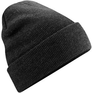 Beechfield Women's Original Cuffed Beanie Winter Hat in Charcoal Charcoal One Size Beechfield Women's Original Cuffed Beanie Winter Hat in Charcoal Charcoal One Size