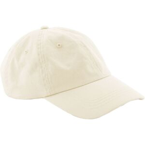 Beechfield Women's 6 Panel Low Profile Cap in Beige Beige One Size Beechfield Women's 6 Panel Low Profile Cap in Beige Beige One Size