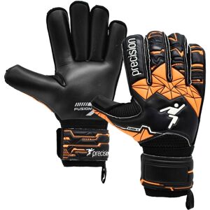 Precision Men's Fusion X Roll Finger Protect Goalkeeper Gloves in Jet Black Size: 9 Jet Black 9 Precision Men's Fusion X Roll Finger Protect Goalkeeper Gloves in Jet Black Size: 9 Jet Black 9