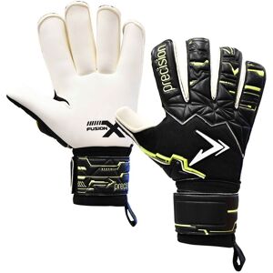 Precision Fusion X Pro Giga Roll Finger Goalkeeper Gloves in Black Size: 6 Years Black 6 Years Precision Fusion X Pro Giga Roll Finger Goalkeeper Gloves in Black Size: 6 Years Black 6 Years