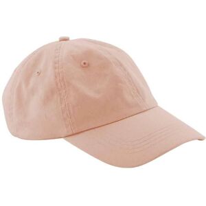 Beechfield Women's 6 Panel Low Profile Cap in Peach Peach One Size Beechfield Women's 6 Panel Low Profile Cap in Peach Peach One Size