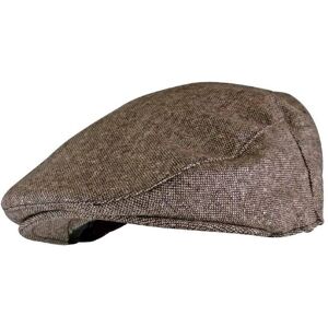 Sock Snob Men's Checked Wool Blend Traditional Flat Cap in Brown Size: Large/XL Brown L/XL Sock Snob Men's Checked Wool Blend Traditional Flat Cap in Brown Size: Large/XL Brown L/XL
