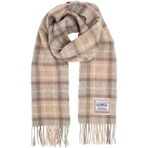Heritage Traditions 100% Pure Wool Tartan Scarf in Natural Natural One Size Heritage Traditions 100% Pure Wool Tartan Scarf in Natural Natural One Size