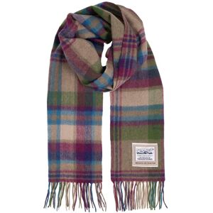 Heritage Traditions 100% Pure Wool Check Scarf in Stone Stone One Size Heritage Traditions 100% Pure Wool Check Scarf in Stone Stone One Size