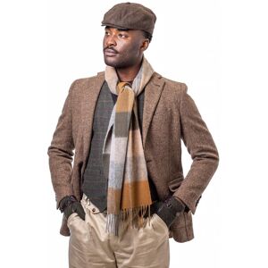 Heritage Traditions 100% Pure Wool Check Scarf in Light Tan Light Tan One Size Heritage Traditions 100% Pure Wool Check Scarf in Light Tan Light Tan One Size