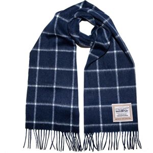 Heritage Traditions 100% Pure Wool Check Scarf in Dark Navy Dark Navy One Size Heritage Traditions 100% Pure Wool Check Scarf in Dark Navy Dark Navy One Size