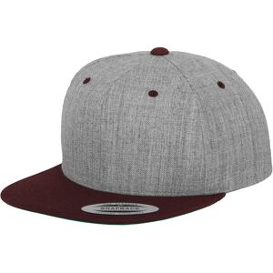 Yupoong Men's The Classic Premium Snapback 2-Tone Cap in Grey Grey One Size Yupoong Men's The Classic Premium Snapback 2-Tone Cap in Grey Grey One Size