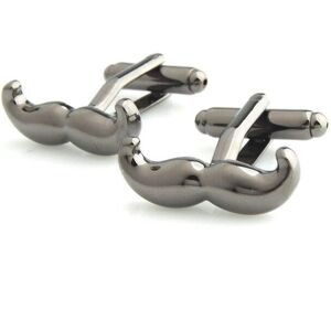 Charles William Men's Funny Novelty Santa Claus Moustache Christmas Cufflinks in Silver Silver One Size Charles William Men's Funny Novelty Santa Claus Moustache Christmas Cufflinks in Silver Silver One Size