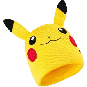 Pokemon Knitted Beanie Hat in Yellow Yellow One Size Pokemon Knitted Beanie Hat in Yellow Yellow One Size