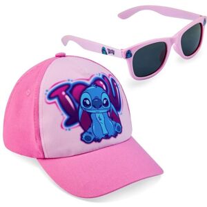 Disney Women's Stitch Cap & Sunglasses Set in Pink Pink One Size Disney Women's Stitch Cap & Sunglasses Set in Pink Pink One Size