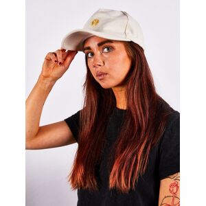 SVNX Women's Cotton Baseball Cap With Lemon Embroidery In Cream Cream One Size SVNX Women's Cotton Baseball Cap With Lemon Embroidery In Cream Cream One Size