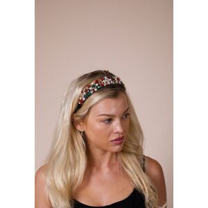 SVNX Women's Embellished Crystal Headband in Black Black One Size SVNX Women's Embellished Crystal Headband in Black Black One Size