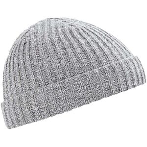 Beechfield Men's Retro Trawler Winter Beanie Hat in Grey Grey One Size Beechfield Men's Retro Trawler Winter Beanie Hat in Grey Grey One Size